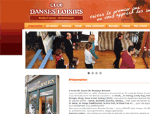 Tablet Screenshot of danses-loisirs.fr